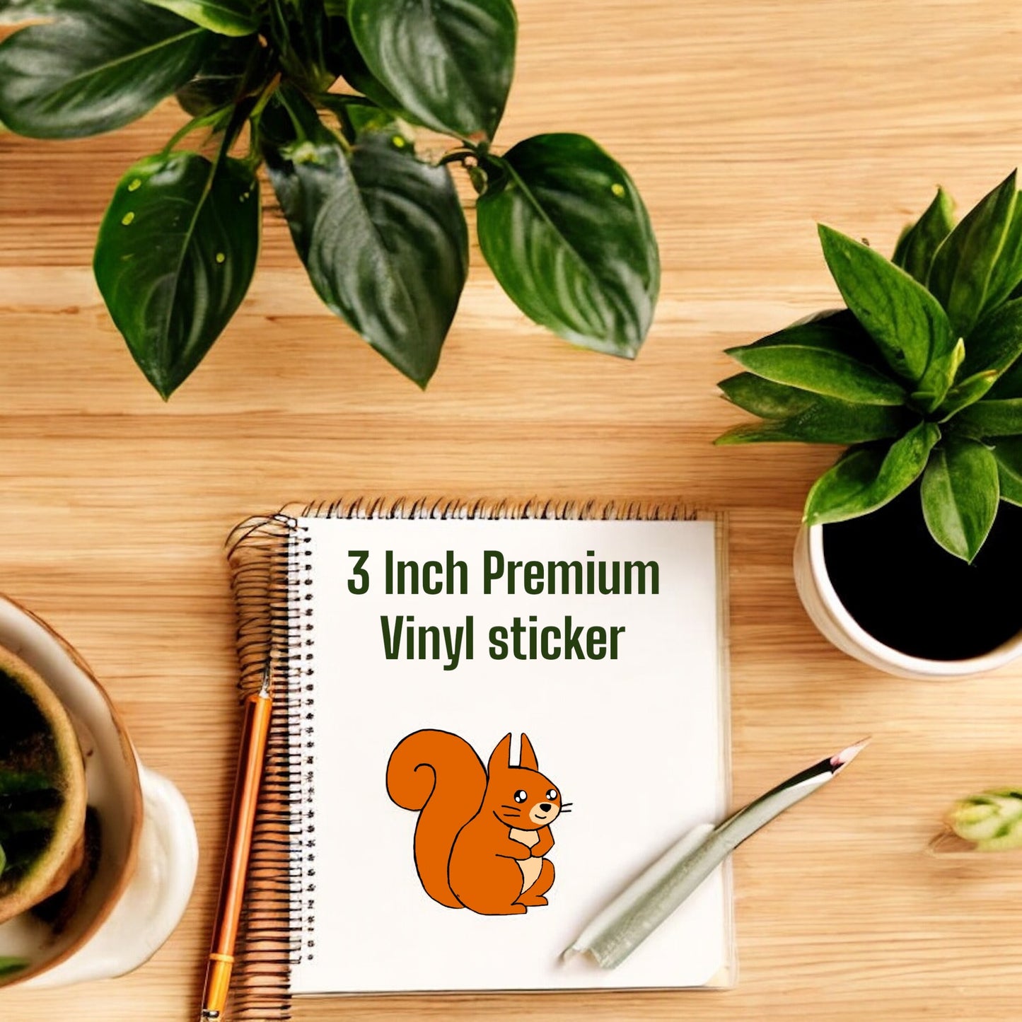 Patch The Self Conscious Squirrel Sticker