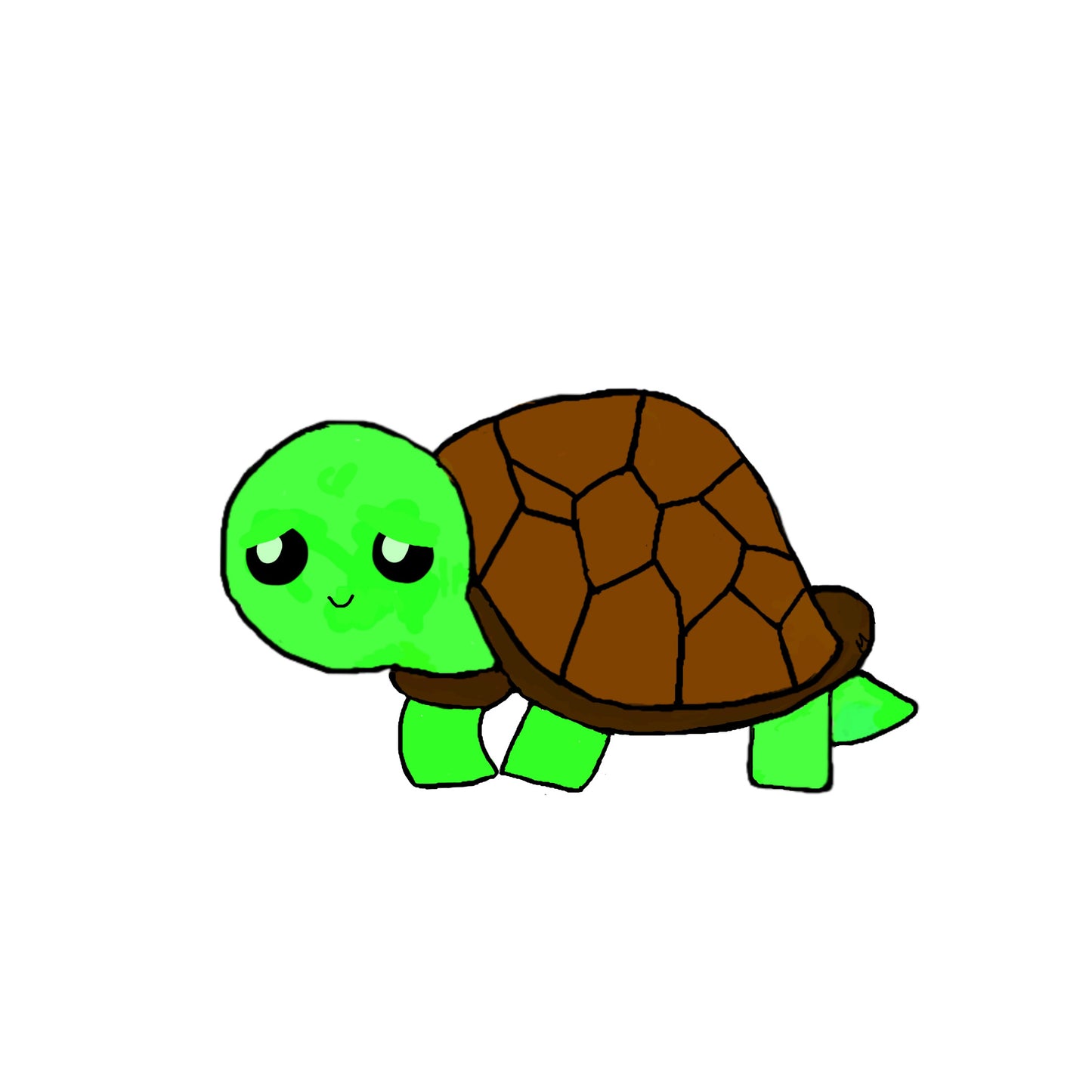 Siloh The Apprehensive Turtle Sticker
