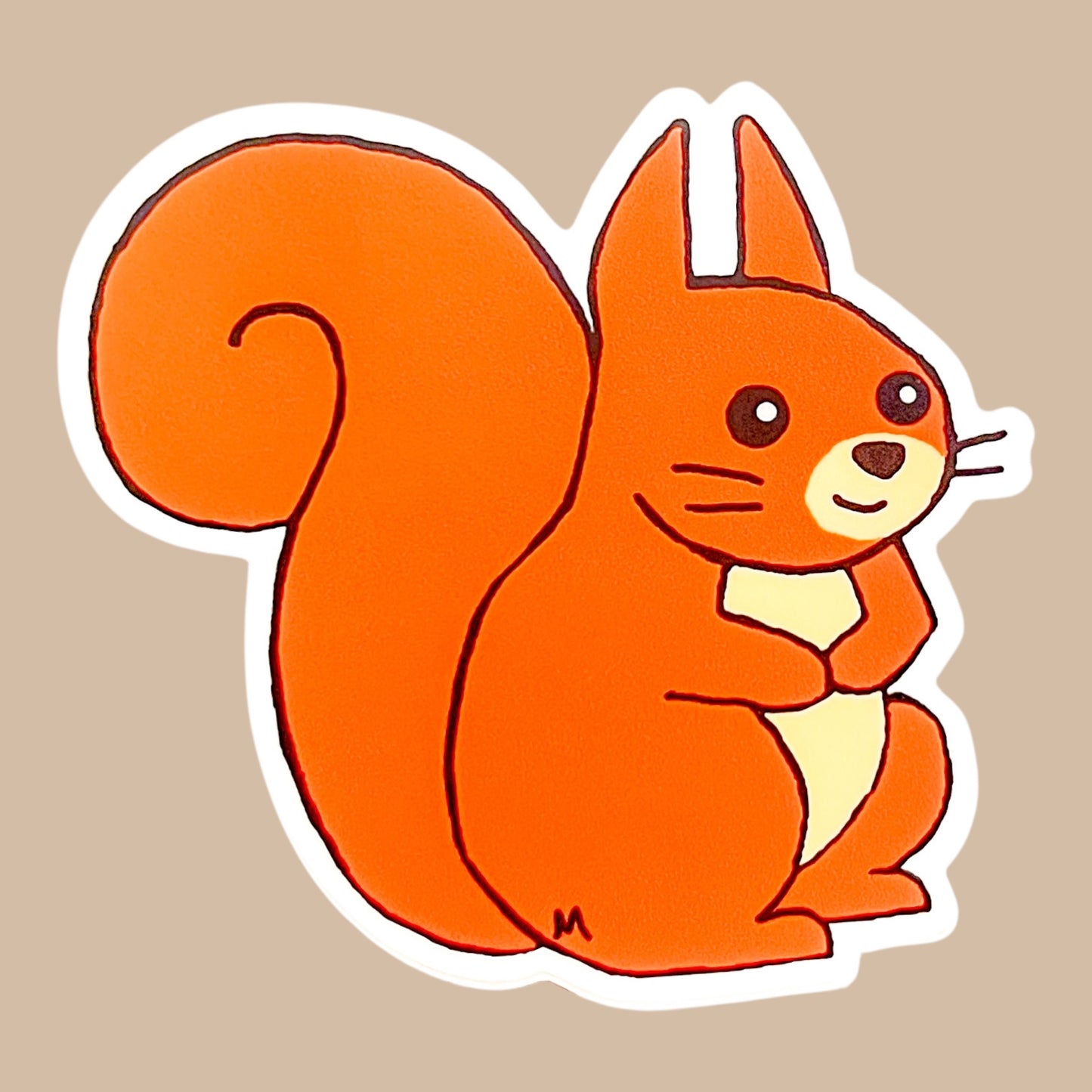 Patch The Self Conscious Squirrel Sticker
