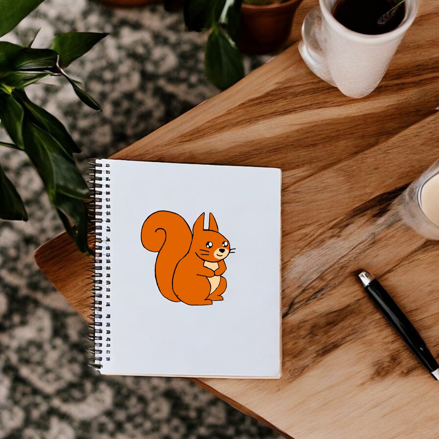 Patch The Self Conscious Squirrel Sticker