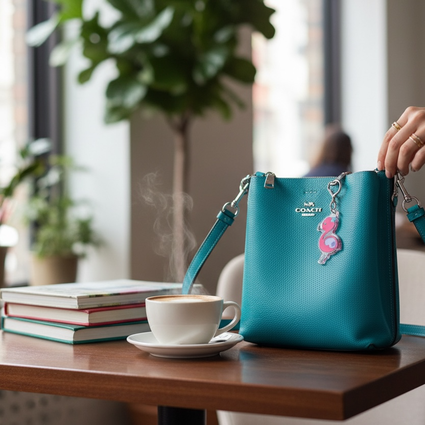 Lily the Flamingo emotion story keychain for kids | Safe Space Oasis