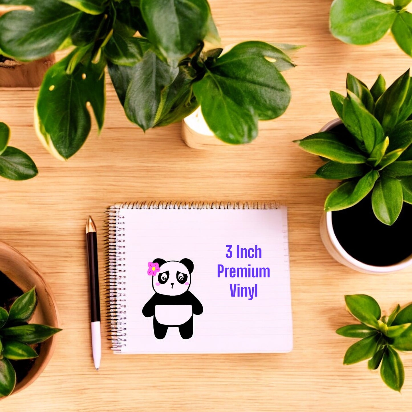Mae The Shy Panda Sticker