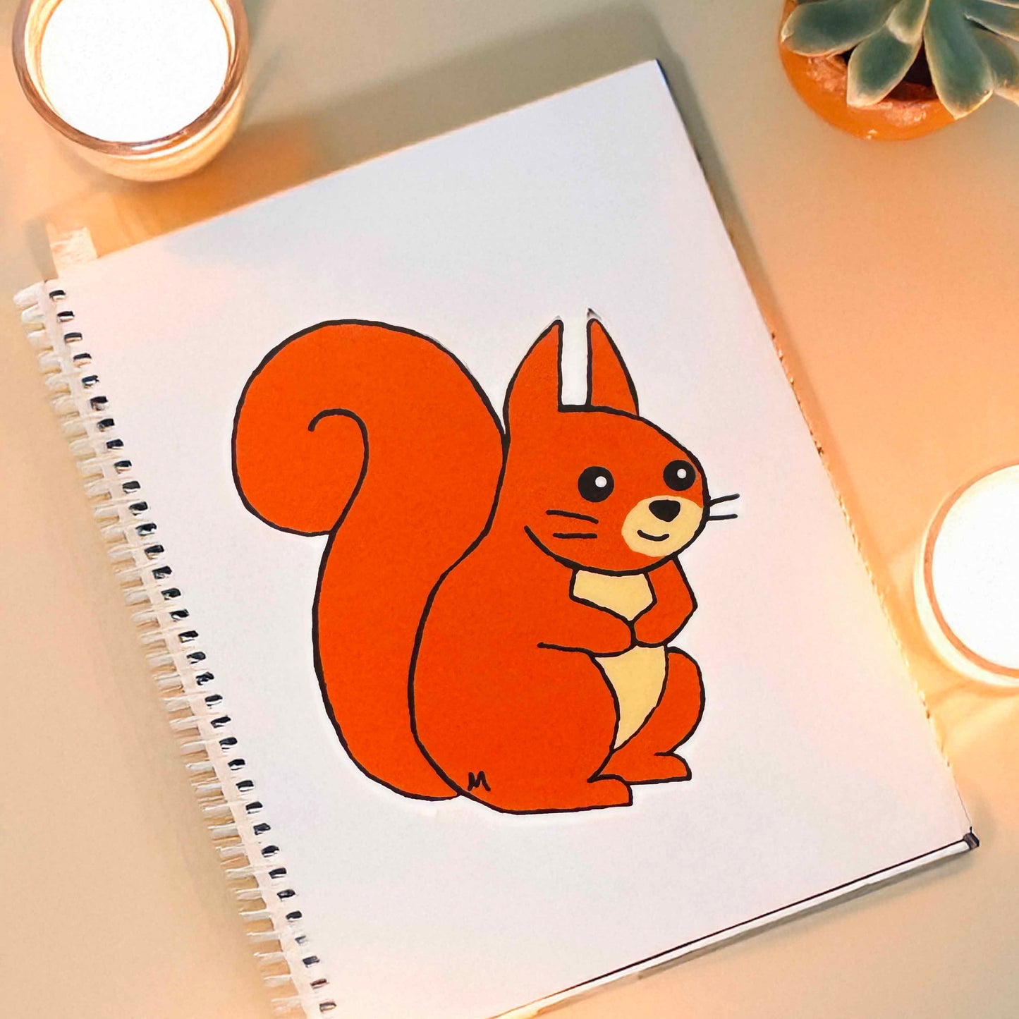 Patch The Self Conscious Squirrel Sticker