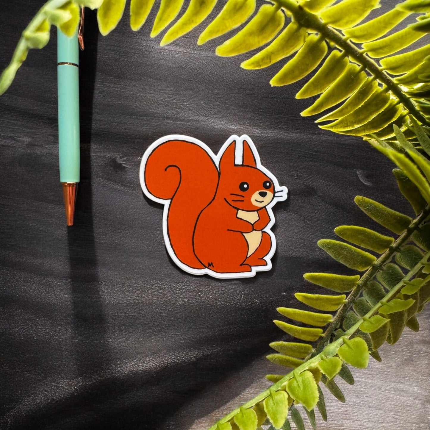 Patch The Self Conscious Squirrel Sticker