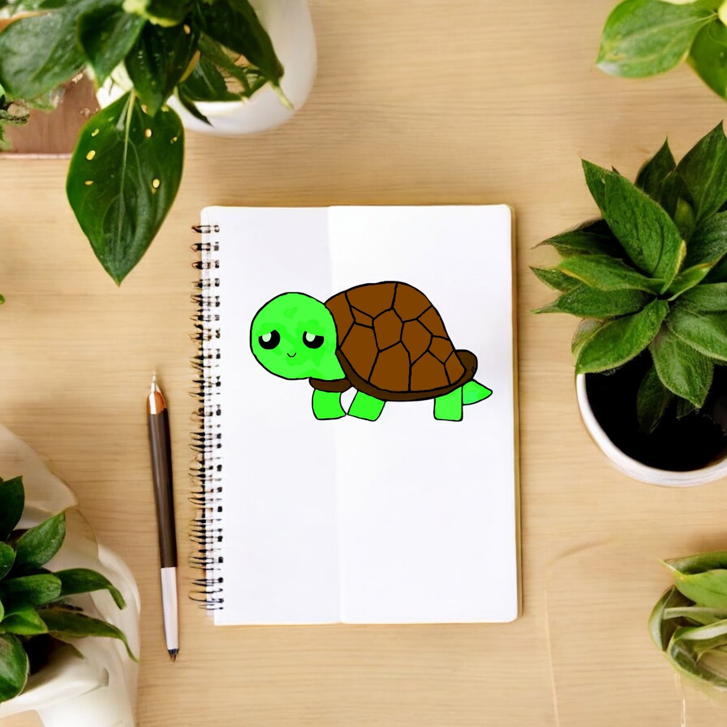 Siloh The Apprehensive Turtle Sticker