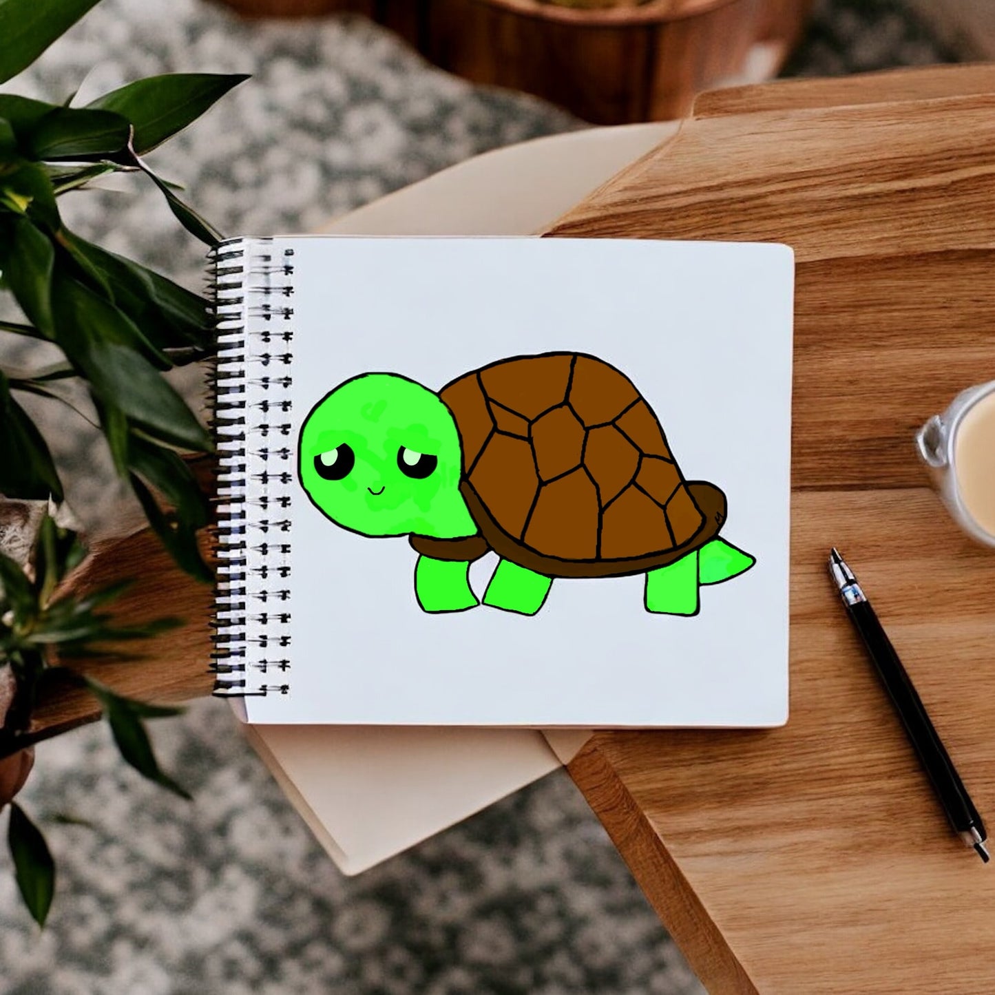 Siloh The Apprehensive Turtle Sticker