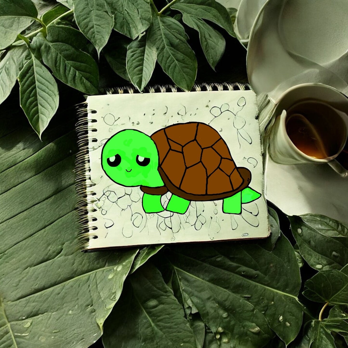 Siloh The Apprehensive Turtle Sticker