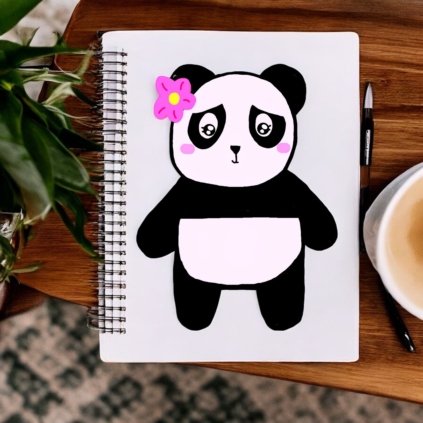 Mae The Shy Panda Sticker
