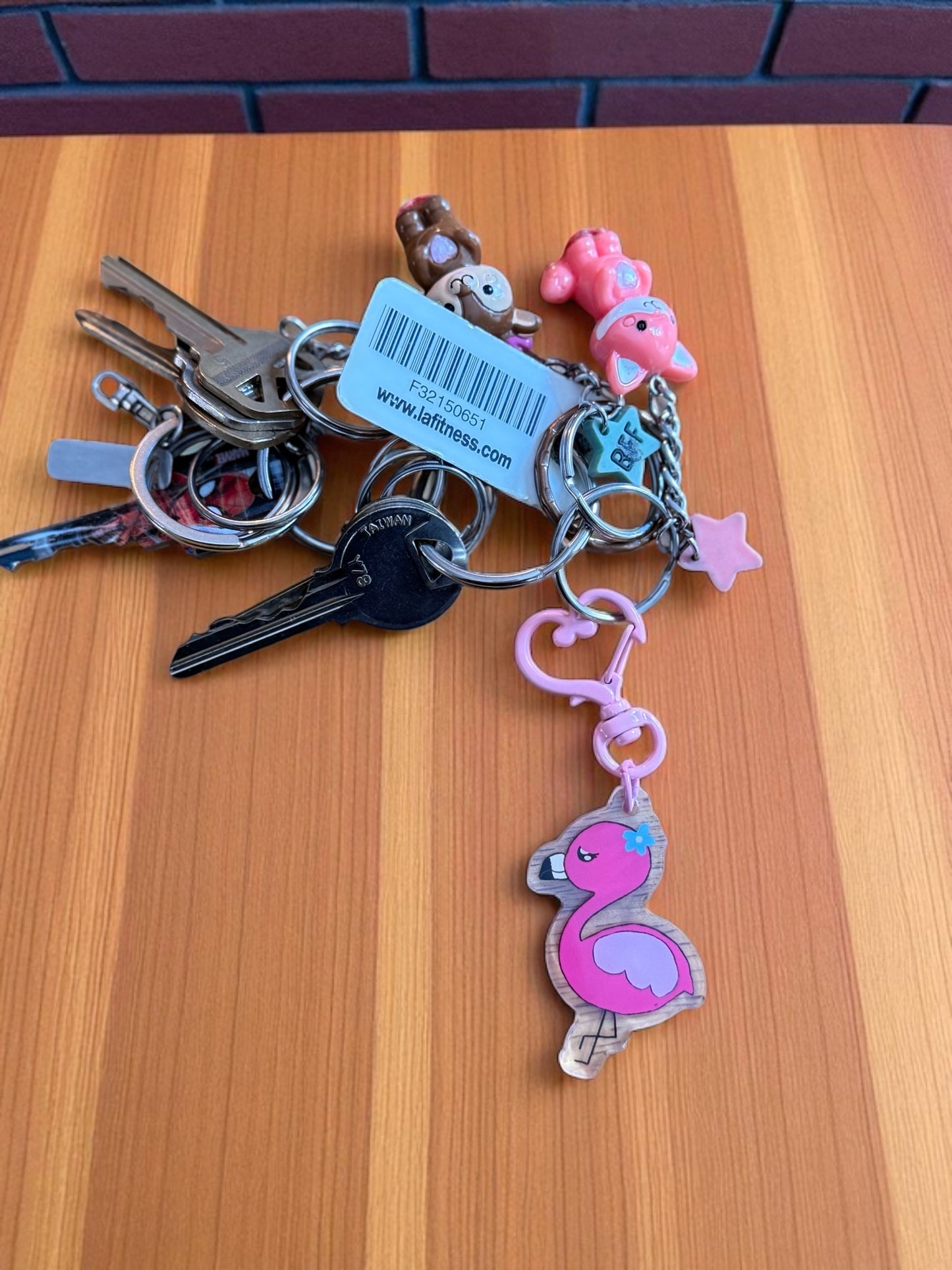 Lily the Flamingo – Keychain