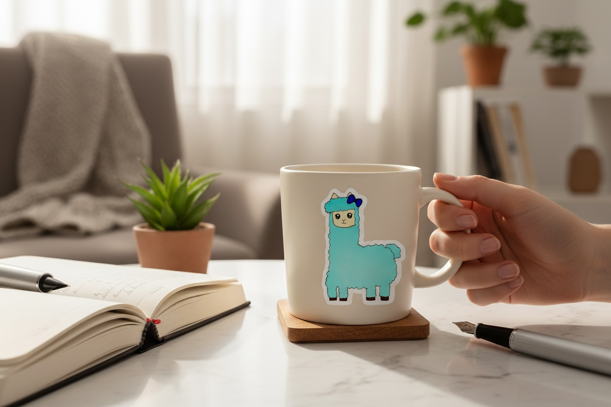 Lottie the Happy Sticker