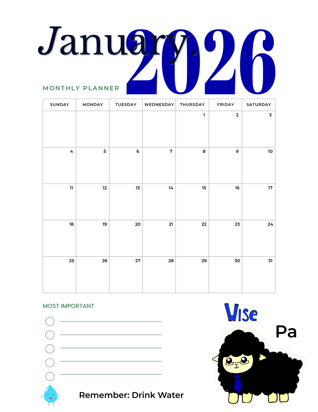 Download your FREE 2026 Calendar Download