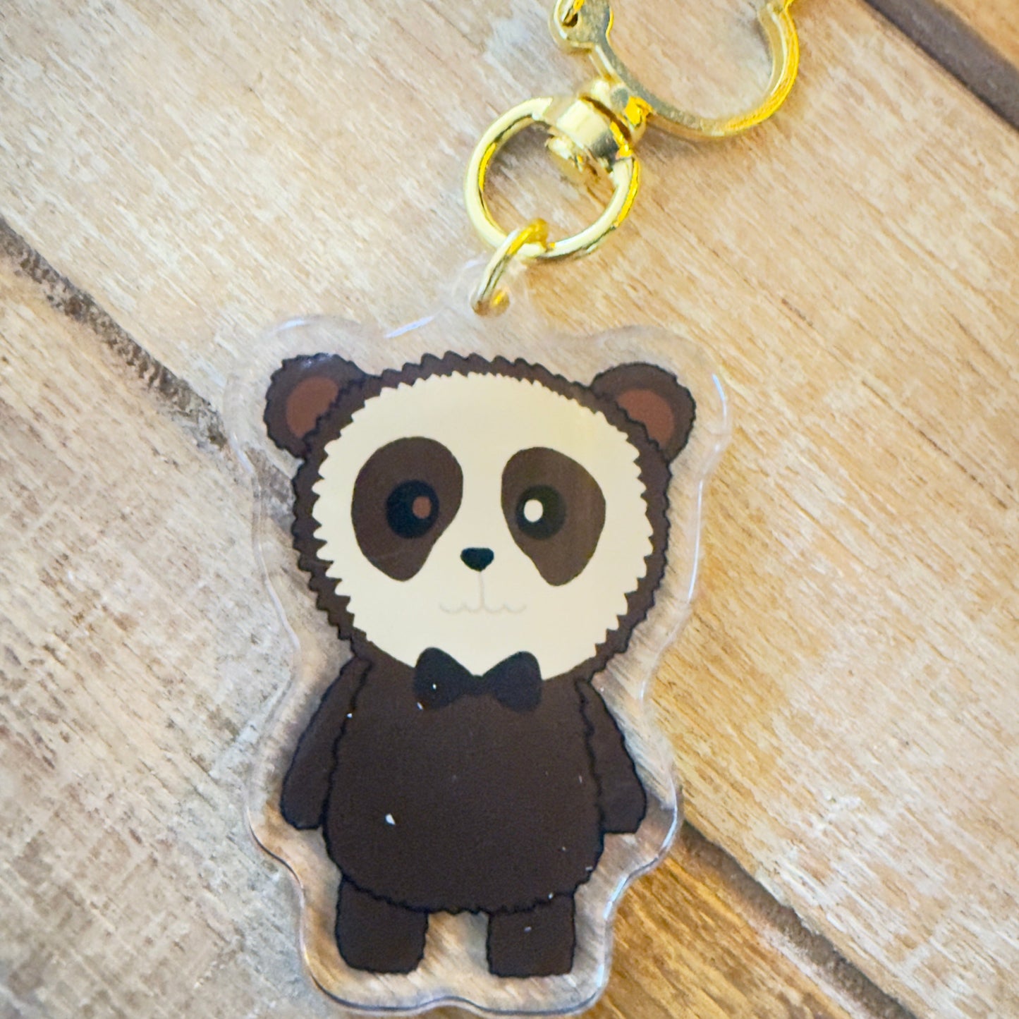 Cocoa The Dejected Spectacled Bear Keychain