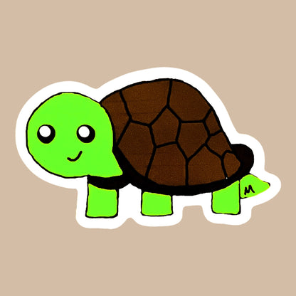 Siloh The Apprehensive Turtle Sticker