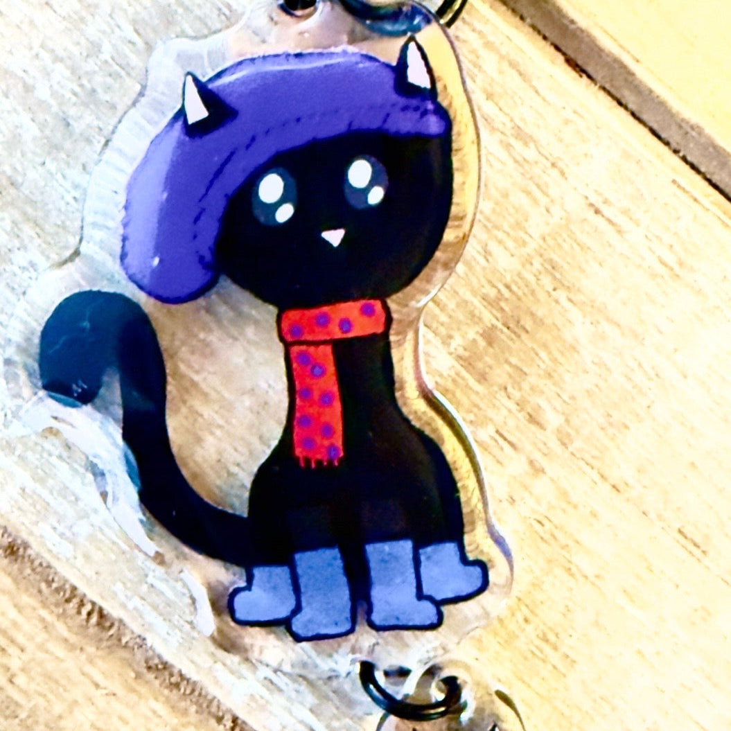 Style the Perfectionist Cat emotion story keychain for kids | Safe Space Oasis