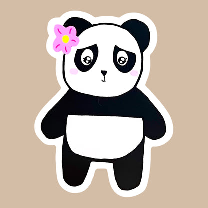 Mae The Shy Panda Sticker