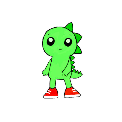 Damon The Nervous Sticker