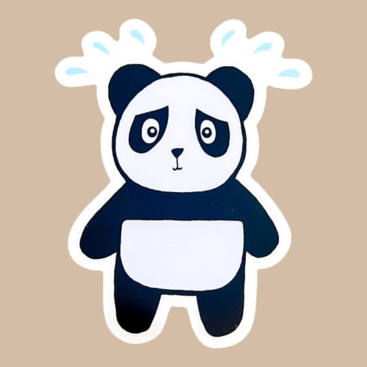 Mac The Anxious Panda Sticker