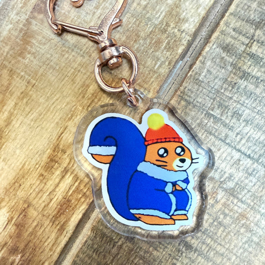 Bundles The Cozy Squirrel Keychain