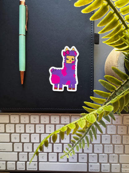 Peanut Butter the self conscious Llama