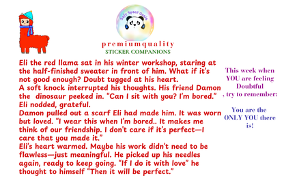 Eli The Doubtful Sticker