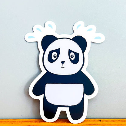 Mac The Anxious Panda Sticker