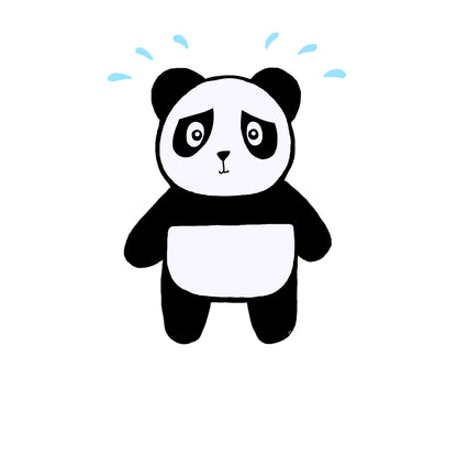 Mac The Anxious Panda Sticker