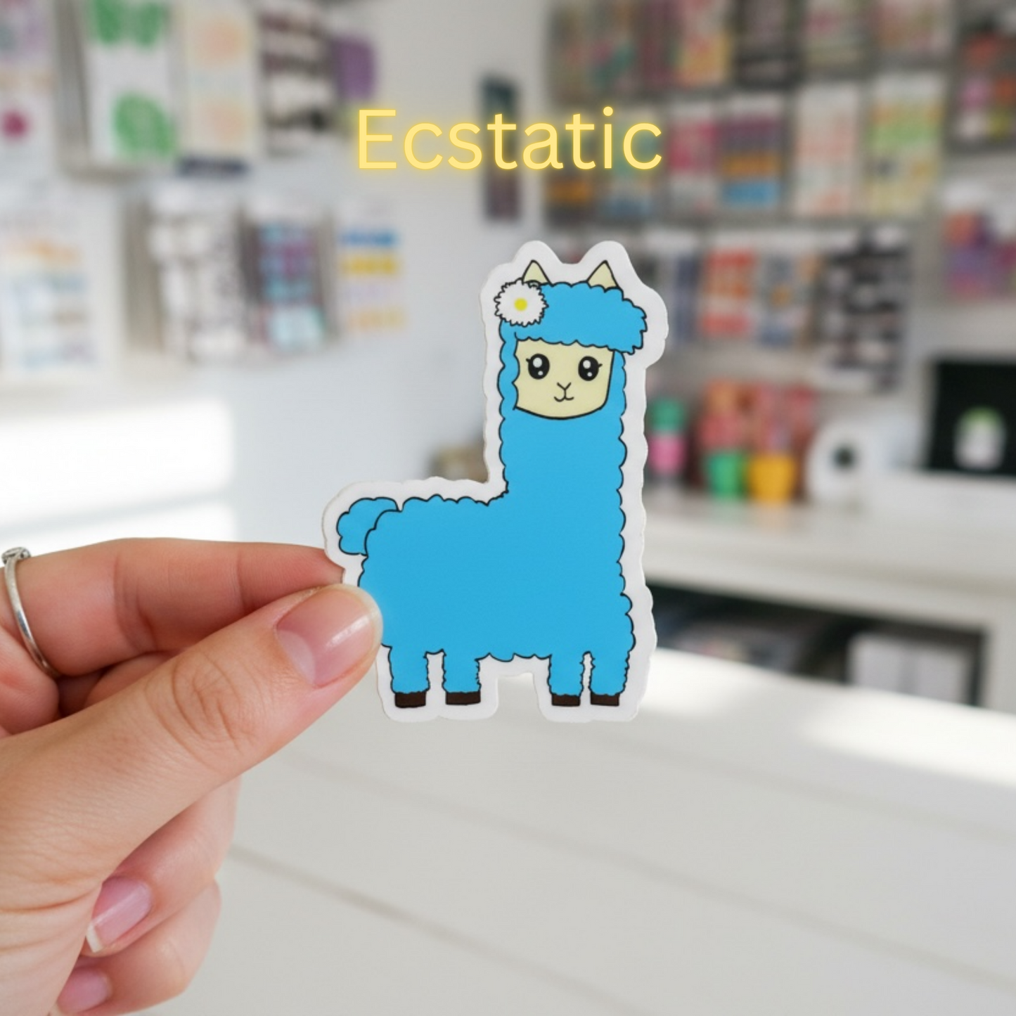 Daisy the Ecstatic Sticker