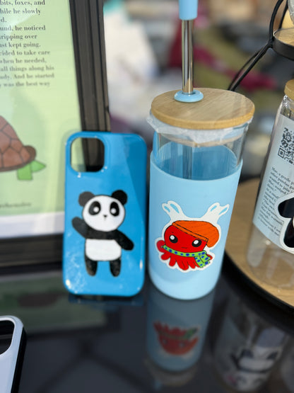 Oval The Overwhelmed Octopus Sticker