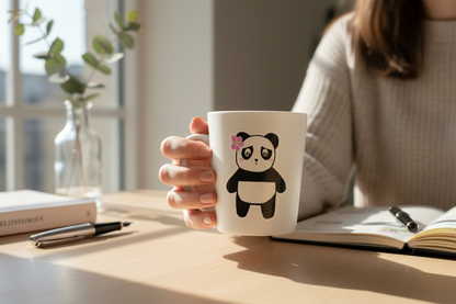 Mae The Shy Panda Sticker