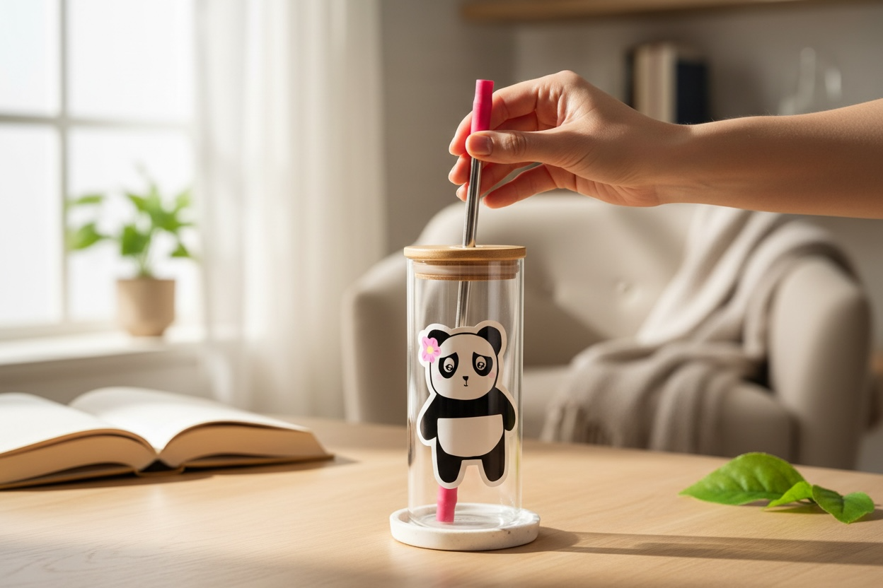 Mae The Shy Panda Sticker