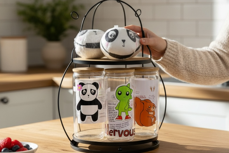 Mae The Shy Panda Sticker