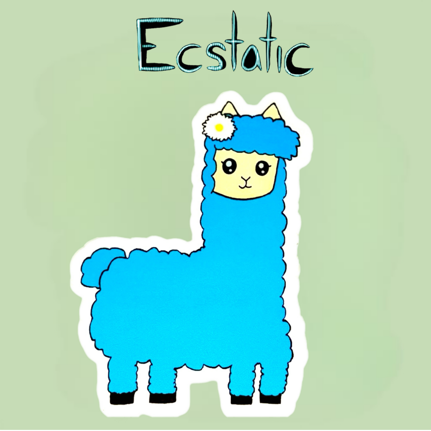 Daisy the Ecstatic Sticker