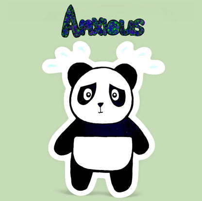 Mac The Anxious Panda Sticker