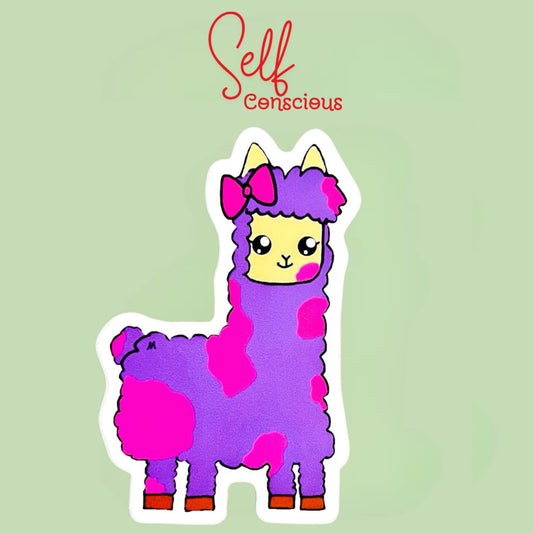 Peanut Butter the self conscious Llama