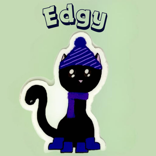 Kiss The Edgy Sticker