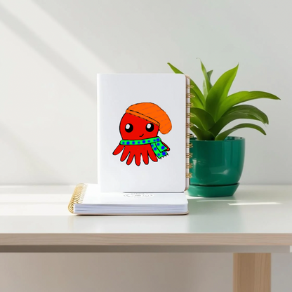 Oval The Overwhelmed Octopus Sticker