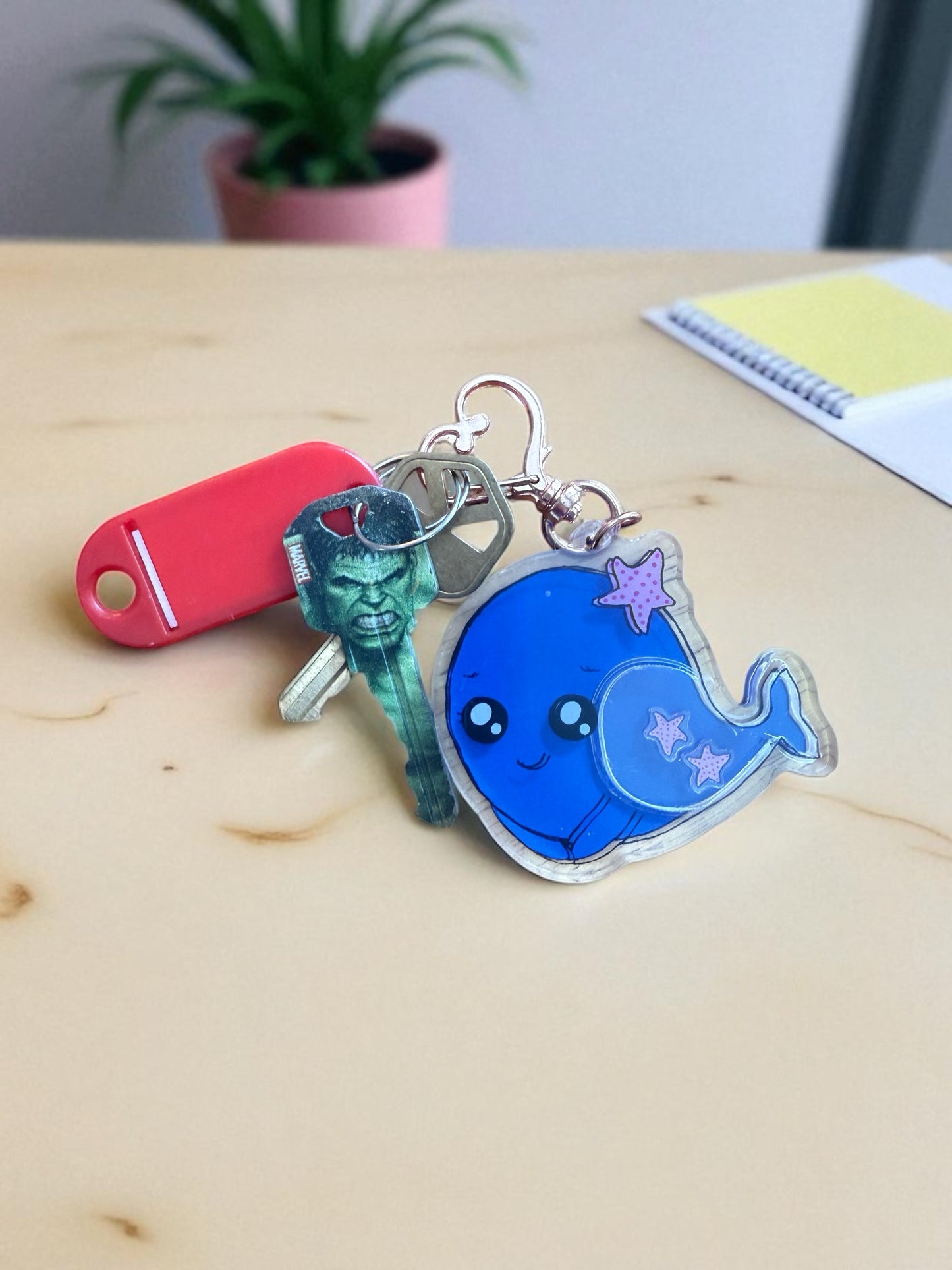 Bubbles Star Shaker Keychain