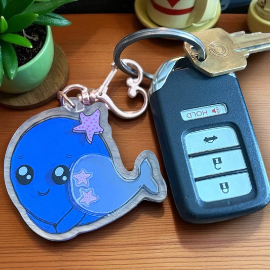 Bubbles Star Shaker Keychain