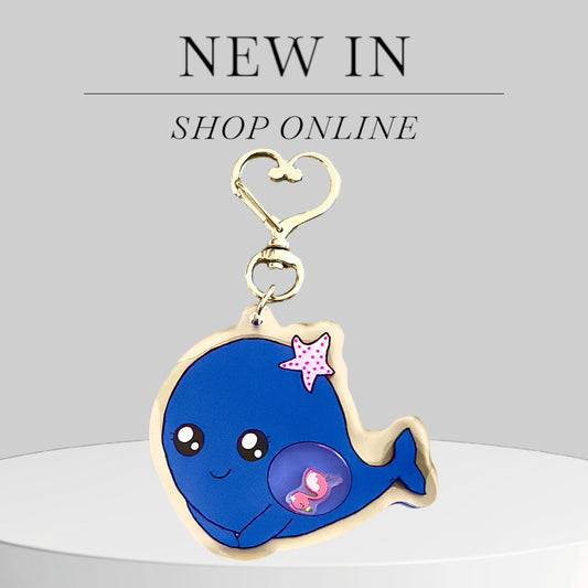 Bubbles and Lily Shaker keychain