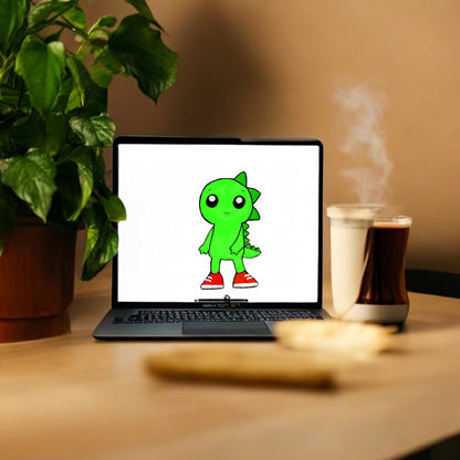 Damon The Nervous Sticker