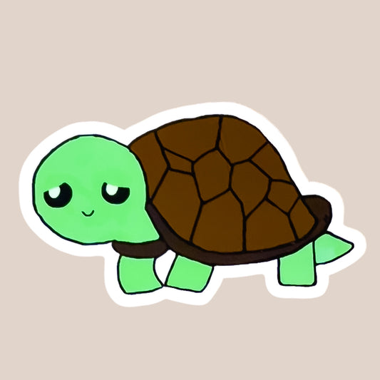 Siloh The Apprehensive Turtle Sticker