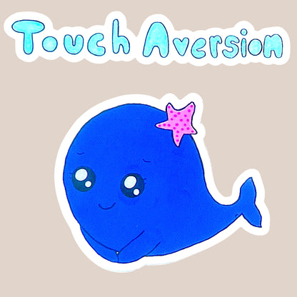 Bubbles The Touch Aversion Sticker