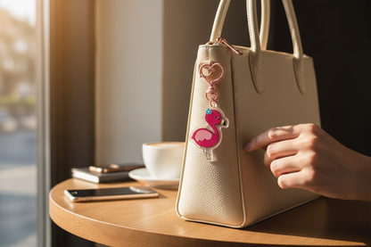 Lily the Flamingo – Keychain