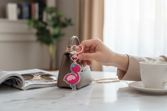 Lily the Flamingo – Keychain