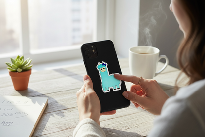 Lottie the Happy Sticker