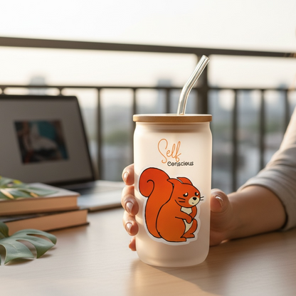 Patch The Self Conscious Squirrel Sticker