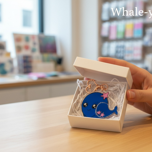 Bubbles Star Shaker Keychain