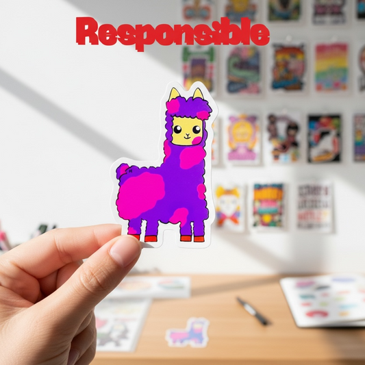 Gelatin the Over Responsible Sticker