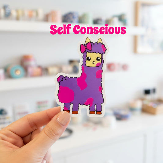 Peanut Butter the self conscious Llama